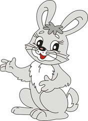 Tecknad hare