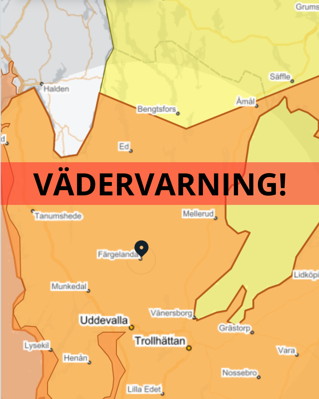 VÄDERVARNING!