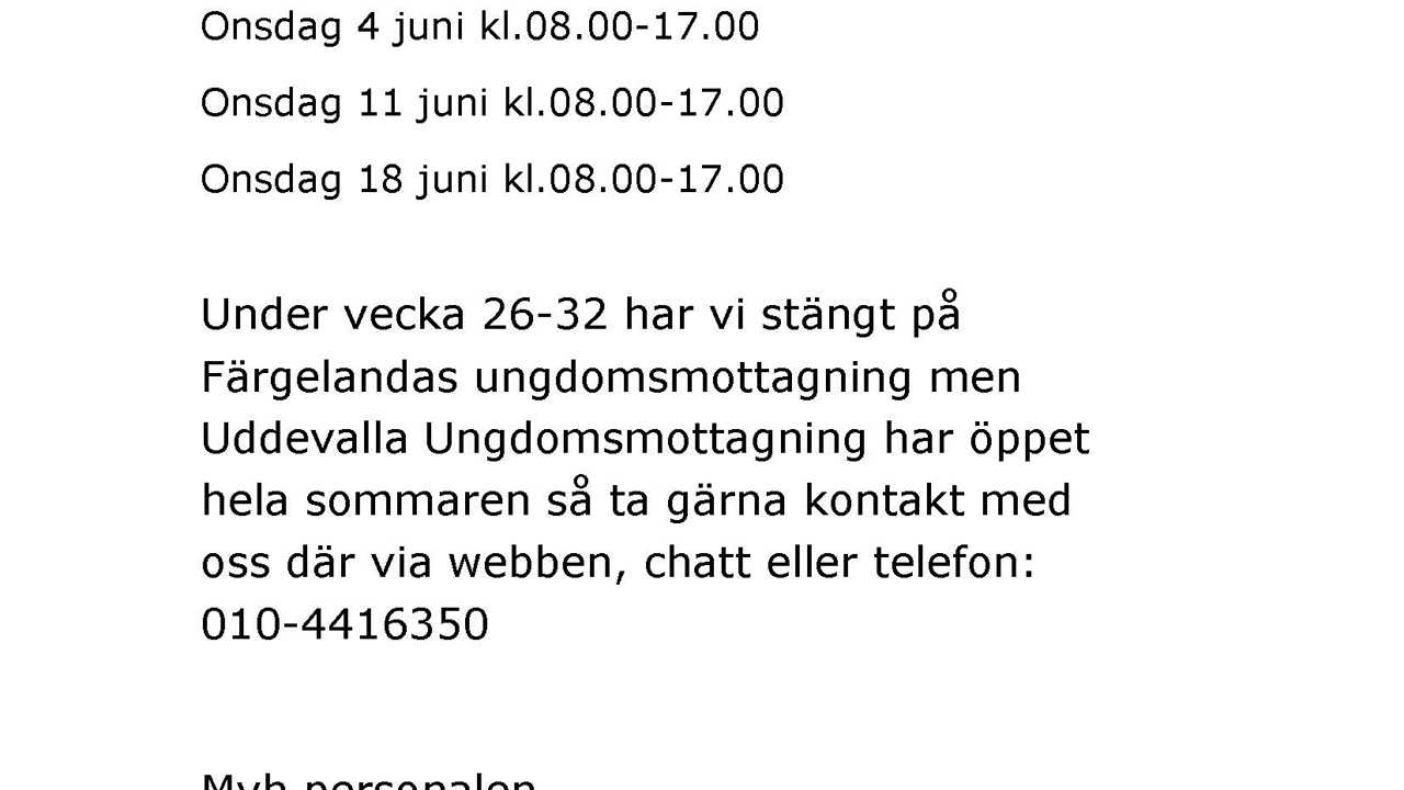 Wordmall Ungdomsmottagningar Regionhälsan