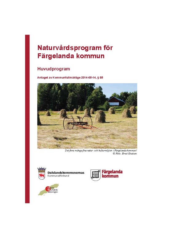 Förstasidan naturvårdsprogram