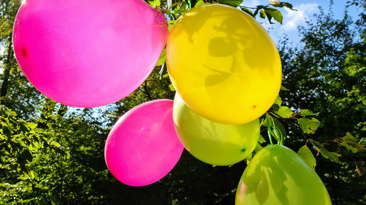 Mp42061669 Colorful Baloons In The Sun
